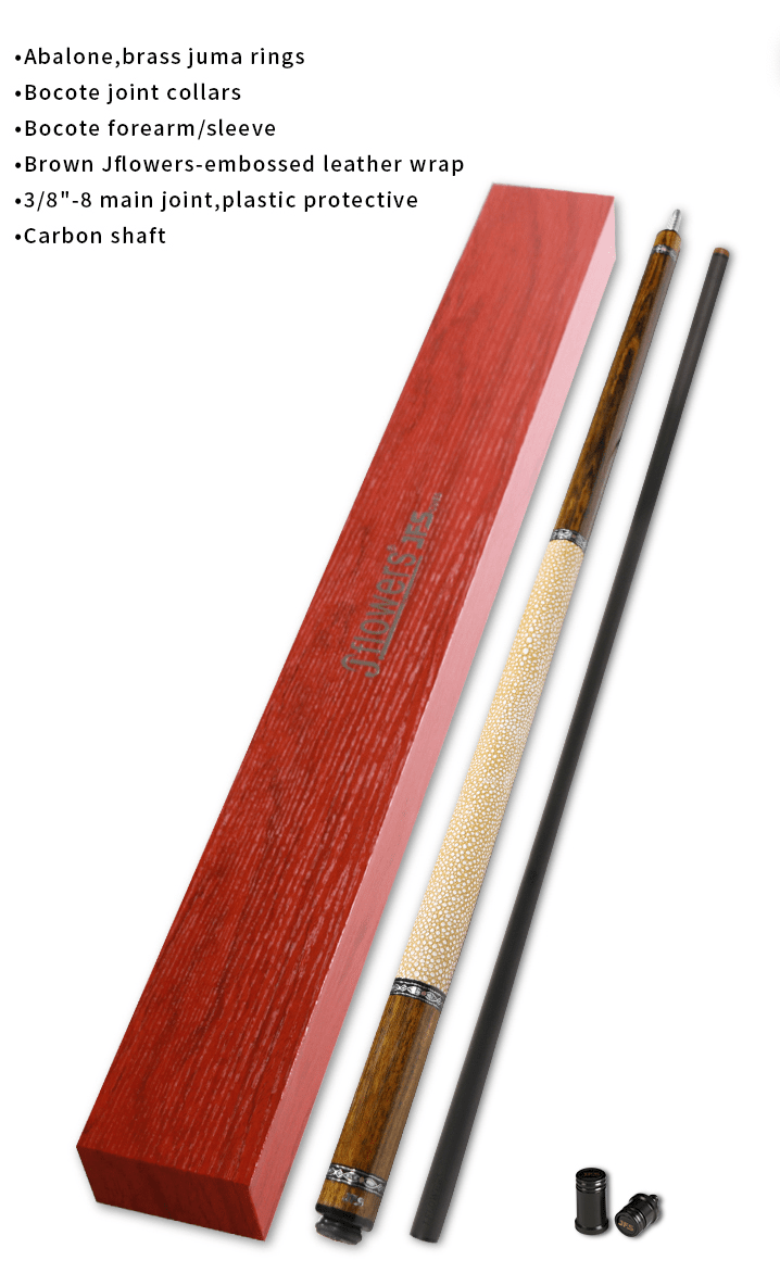 JFlowers JF20 - BTF Pool Cue - JFlowers Cues Singapore - Singapore