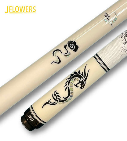 Jflowers JF20-15 Pool Cue (White) - JFlowers Cues Singapore Official Store - Singapore