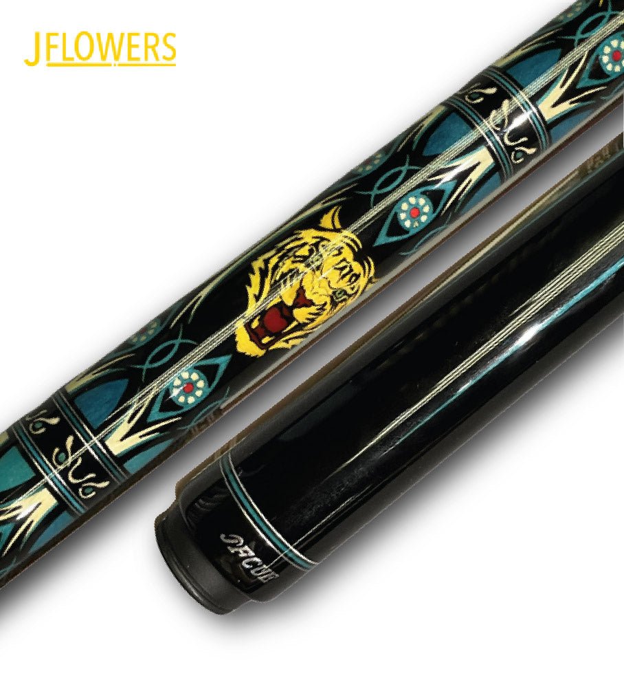 JFlowers JF60 - 06 Pool Cue (King Tiger) - JFlowers Cues Singapore Official Store - Singapore